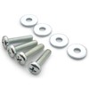 Easyboost Screw Set 53 Screws Galvanised Steel for AM6 Moped
