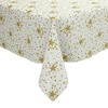 Karina Home Christmas Super Stars Gold PVC Vinyl Wipe Clean