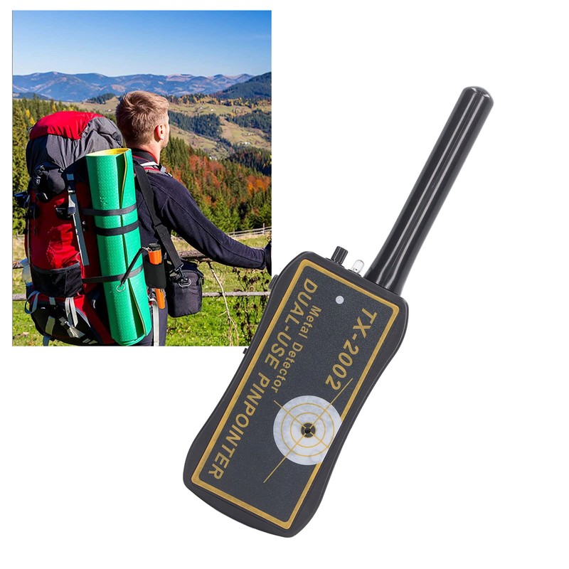 Handheld Metal Detector with LED Light High Sensitivity Waterproof Metal