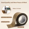MJIYSGS Teflon Tape 10 mm x 10 m, High Temperature