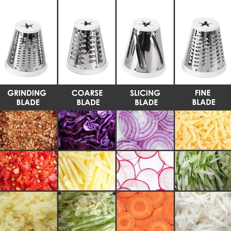ZACME Slicer/Shredder Attachment for ZACME Stand Mixers, Cheese Grater &