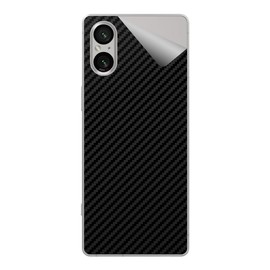 PDA Kobo Skin Seal Xperia 5 V (SO-53D/SOG12/XQ-DE44) Compatible [Carbon Tone・Black]