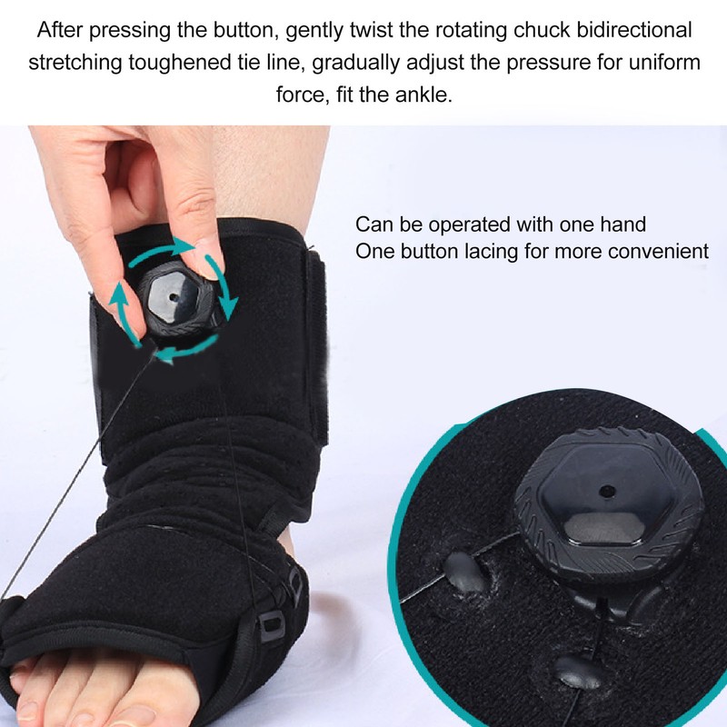 Foot Drop Splint Brace Adjust Angle Plantar Fasciitis Correct Foot
