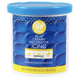 Wilton Blue Creamy Decorator Icing 16 oz