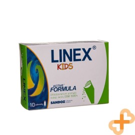 LINEX KIDS 10 Bolsitas Bifidobacterium Animalis Suplemento Sistema Digestivo