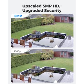 Reolink 5MP PoE Security Camera Outdoor with Human/Vehicle Detection, Smart CCTV IP Camera Weatherproof, Video Surveillance Camera with Audio Recording, RLC-520A