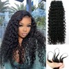 Pre-Separated Crochet Hair Knotless Extensions Human Hair Lightweight Reusable Feather