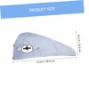 Mikinona Hair Drying Towel Wrap Absorbent Microfiber Cap for Quick