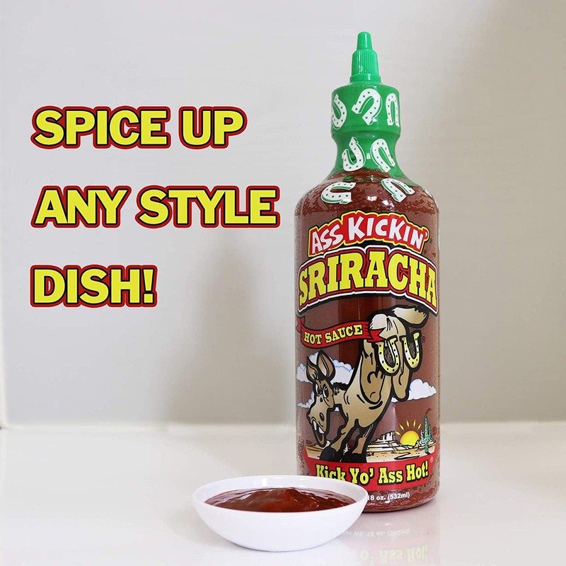 ASS KICKIN' Sriracha Hot Sauce – Sriracha Hot Chili Sauce