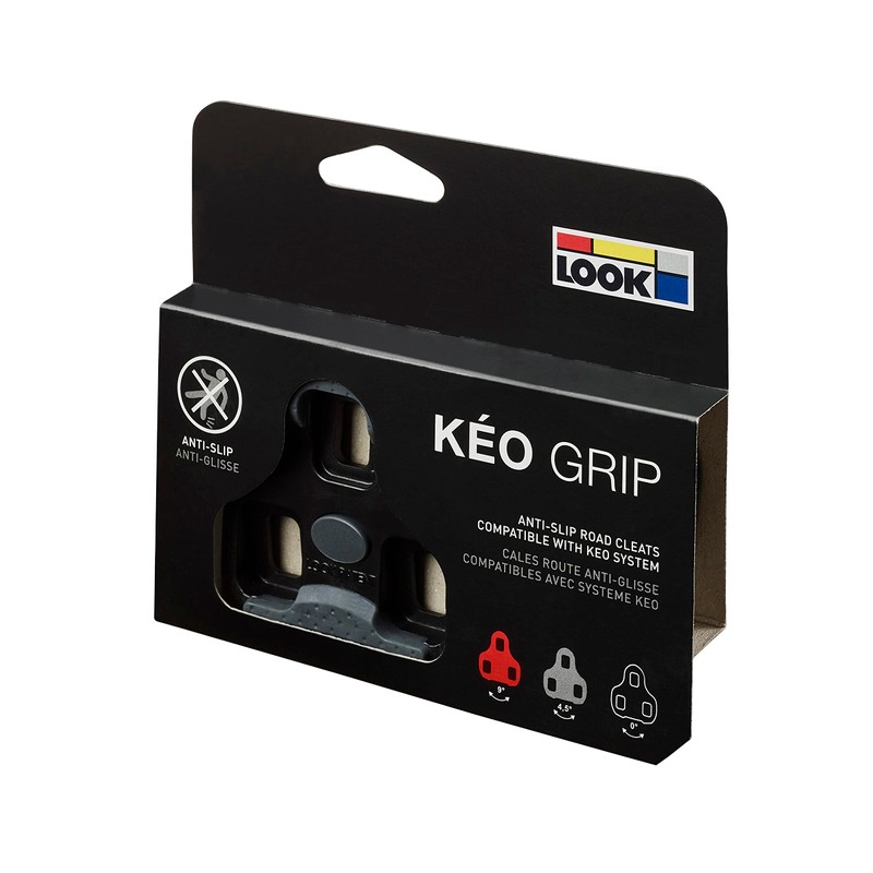 LOOK Unisex - Adult Grip Bicycle Pedals, Black, One Size