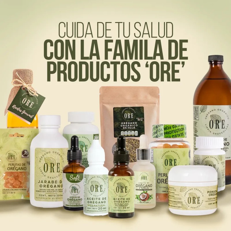 ORE - 3 Pack Aceite De Orégano Orgánico Silvestre 80%carvacrol