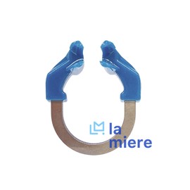 LA MIERE Narrow Dental Sectional Matrix Ring Clamp Spring Clip, Autoclavable Nickel Titanium Orthodontic Clamp Rings, Sectional Contoured (R6 Green 1PCS)