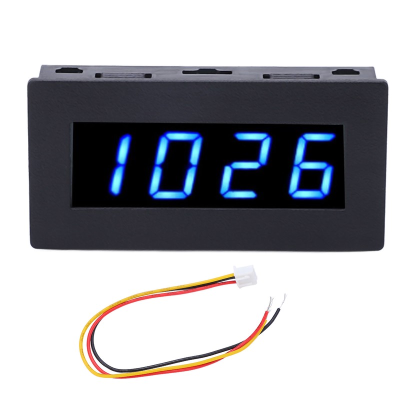 4 Digit LED Display Tachometer Multifunctional RPM Rotation Speed Tester