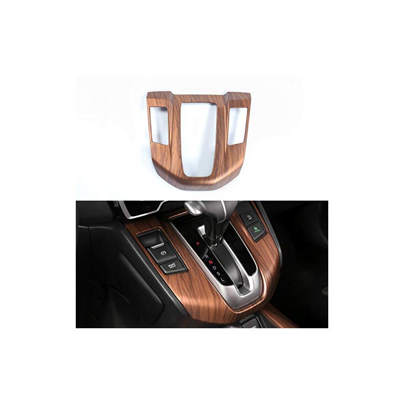 Auto Parts Port Peach Wood Texture Center Console Gear Shift