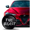 SkinoEu Compatible with Alfa Romeo Front Bonnet Badge Rear Boot