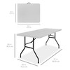 Best Choice Products 6ft Plastic Folding Table, Indoor Outdoor Heavy