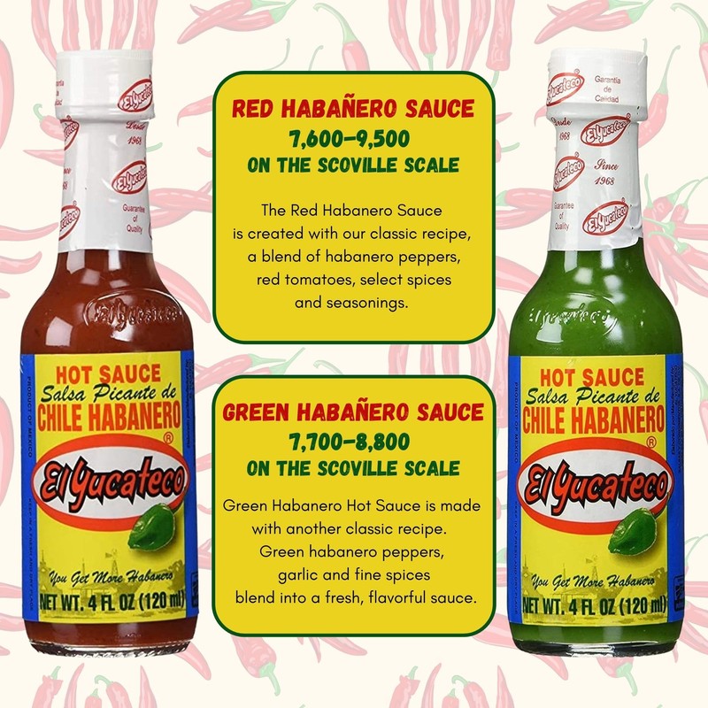 El Yucateco Hot Sauce Variety Pack - 6 Flavor