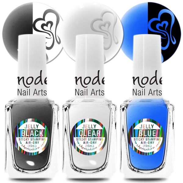 SheModern STICKY Jelly (Set 1) BLACK + CLEAR + BLUE