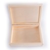 Small Rectangular Wooden Box with Lid | 17.5 x 13.5
