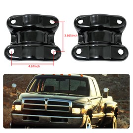 LOSTAR Pair(2) Rear Suspension Leaf Spring Plate For 1995-2002 Ram 1500 2500 3500 52038459