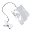 Large Page Magnifier, Easy to Use Clipon HD Lens Reading