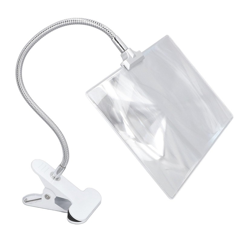 Large Page Magnifier, Easy to Use Clipon HD Lens Reading