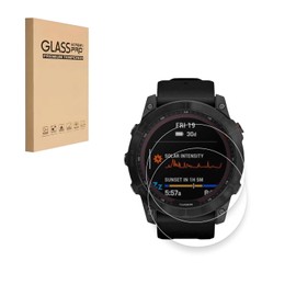 HYGMOCC [2 Pack] Screen Protector Designed for Garmin Fenix 7X (51mm), High Definition Watch Screen Protector, 9H Hardness, Anti-scratch, Touch Sensitive, Drop-protection