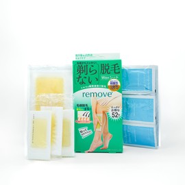 Remover No Shaving Wax Sheet Hair Removal Sheet 52 Sheets (S x 8 M x 24 L x 20) Large Capacity Natural Pine Resin