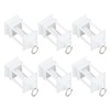 6PCS Ramadan Decorative Lights House Shape Plastic Wind Light Fireplace