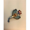 Rick Uncle Sam Acid Dropper Psychedelic Funny Silly HAT PIN