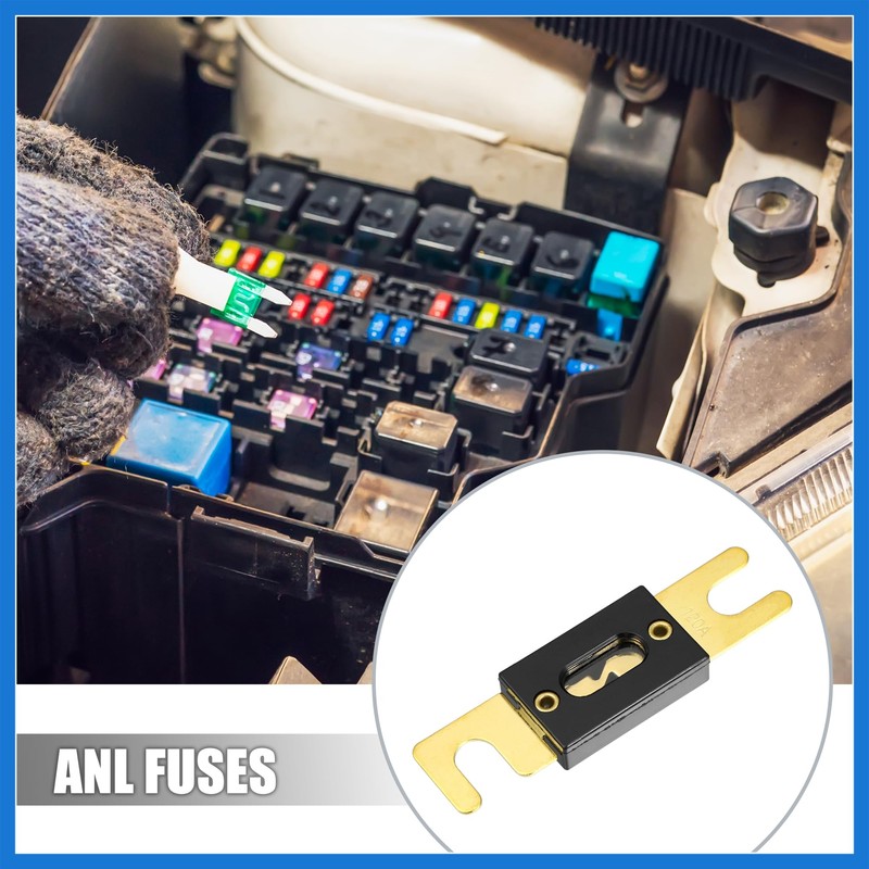 VekAuto 2pcs Fuse Replacement 120A ANL Fuses Car Audio Fuse
