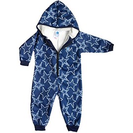 Splash About Fleece Lined All In One Puddle Suit, After Swim Onesie, Stars 1-2 Years
