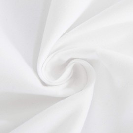 organictune Duvet Cover Twin Size - Soft Microfiber Queen Duvet Cover Set, 2 Pieces, 1 Duvet Cover 68x90 Inches with Zipper Closure and 2 Pillow Shams, Comforter Not Included, White