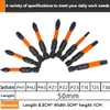 Magnetic Screwdriver Drill Bit Set 10PCS, Impact Torx Phillips PoziDriv