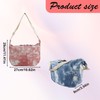 AfitLulu Shoulder Bag for Women, Crescent Bag Tie-dye Style Underarm