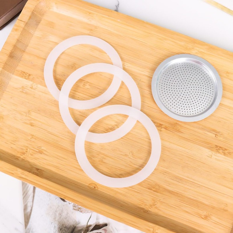 wedrink 1 Filter and 3 Silicone Gasket Seals Replacement for