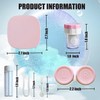 CADEVED Contact Lens Case Kit with Cleaner Washer, Contact Lenses