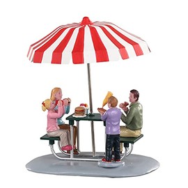 Lemax Village Collection Lunch at The Park, Table Piece # 93432