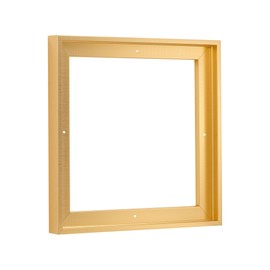 PIXY CANVAS Floater Frame 24x24 for 3/4 (0.75) inch Deep Canvas Paintings/Canvas Prints/Wood Canvas Panels/Wall Art/Wall Decor/Home Decor/Artwork (Brass Gold, 24 x 24 inch, Square)
