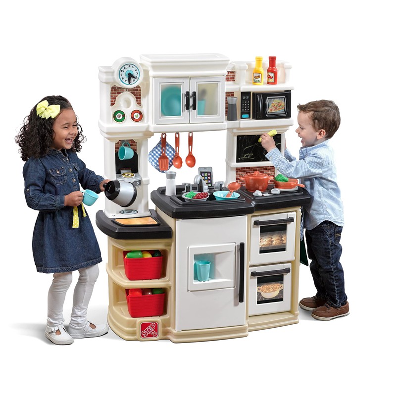 Step2 Great Gourmet Kids Kitchen Playset, Indoor/Outdoor Kitchenette, Interactive Play