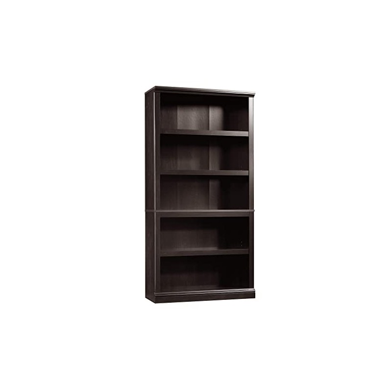 Sauder Select Collection 5-Shelf Bookcase, Estate Black finish