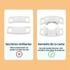 4 Pares Lazy Agujetas Sin Nudo Elásticas Hebilla