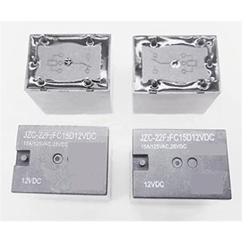DAHSLNWKN 5pcs Automobile Relay JZC-22FFC15D12VDC JZC-22FFC15D24VDC JZC 22FFC15D12VDC 5PINS 10A 12V 24V(Size:JZC-22FFC15D24VDC)