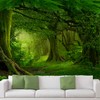 SIGNWIN Wall Mural Forest Removable Self-Adhesive Wallpaper Wall Decoration for