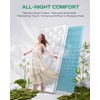 Dual Layer 4 Inch Full Size Mattress Topper, Memory Foam
