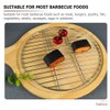 HEMOTON Stainless Steel Barbecue Round BBQ Grill Net/Mesh/Rack/Grate/Steam Mesh Cooking