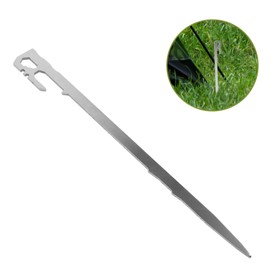 Parliky Beach Stakes for Pop up Tent 6 Pack Large Camping Ground Nails Metal Tent Spikes Durable Performance