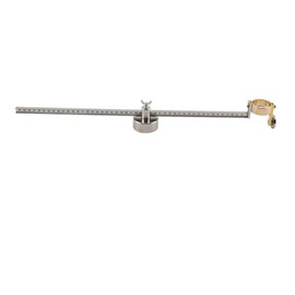 YILIKISS Torch Guide, Adjustable Torch Round Compass Cutting Roller Magnetic Guide Wheel, P80 Plasma Cutting Compass Cutter Cutting Torch with Scale Ruler