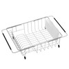 iPEGTOP Expandable Multifunctional Dish Drying Rack, Over The Sink, in
