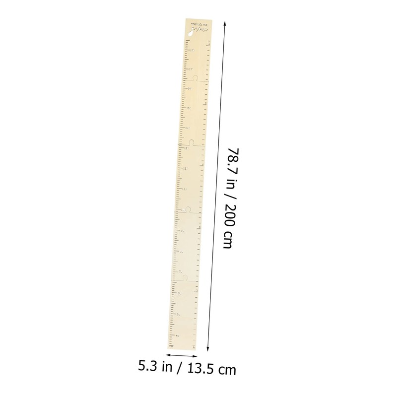DECHOUS 1 Set Children's Height Ruler Wood High Board Children's